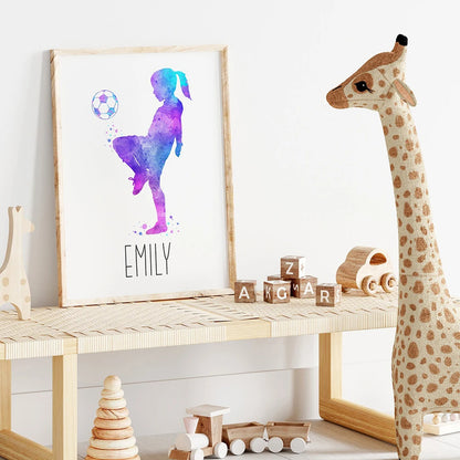 Personalisiertes Fußballposter - Dein Heldenmoment