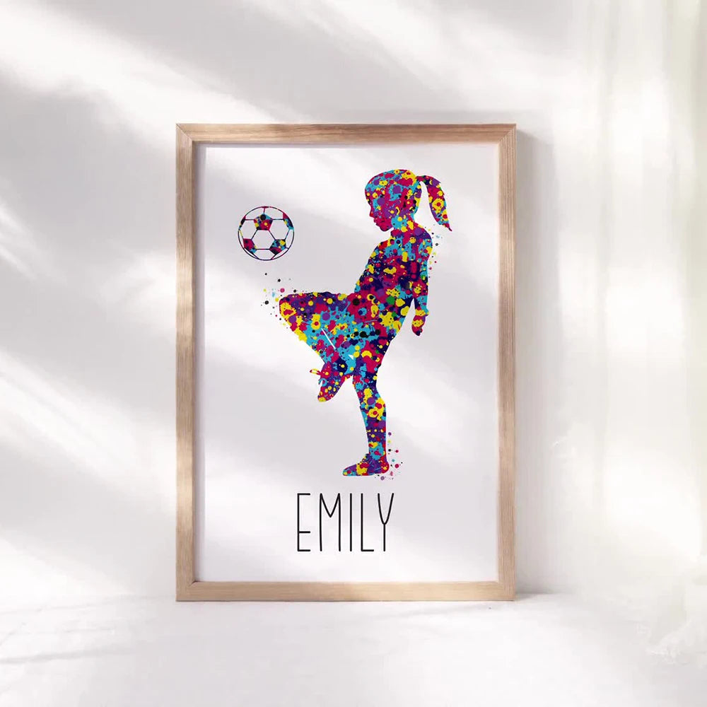 Personalisiertes Fußballposter - Dein Heldenmoment