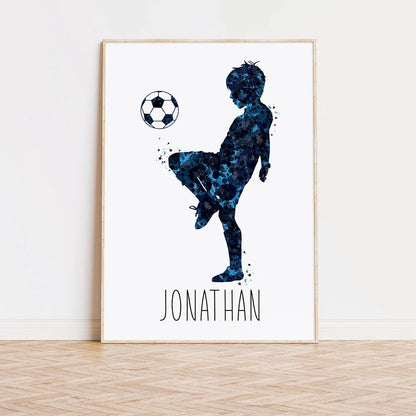 Personalisiertes Fußballposter - Dein Heldenmoment